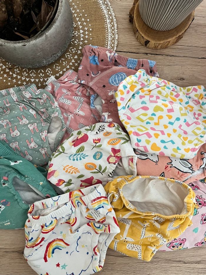 Lot 10 culottes épaisses 2/3 ans
