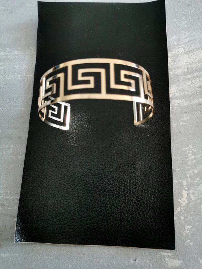 Bracelet femme motif grec