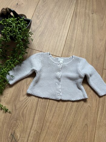 Gilet en maille mixte