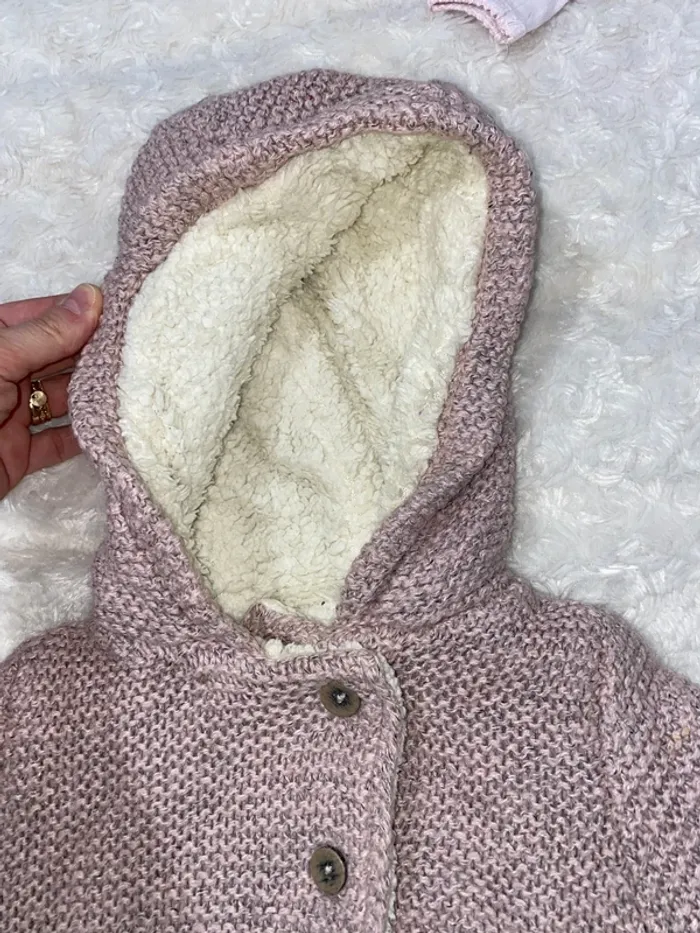 Gilet fourré chaud fille - photo numéro 2