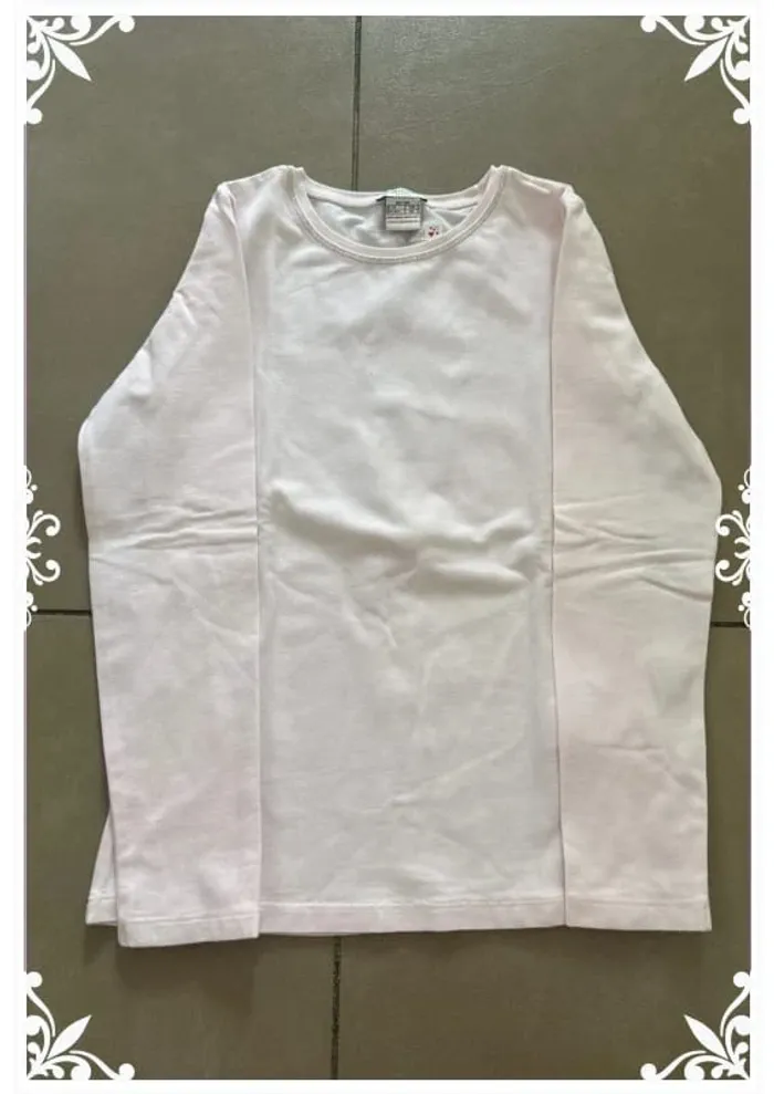 🌸 T-shirt rose pâle Cyrillus   taille 8 ans 🌸 - photo numéro 2