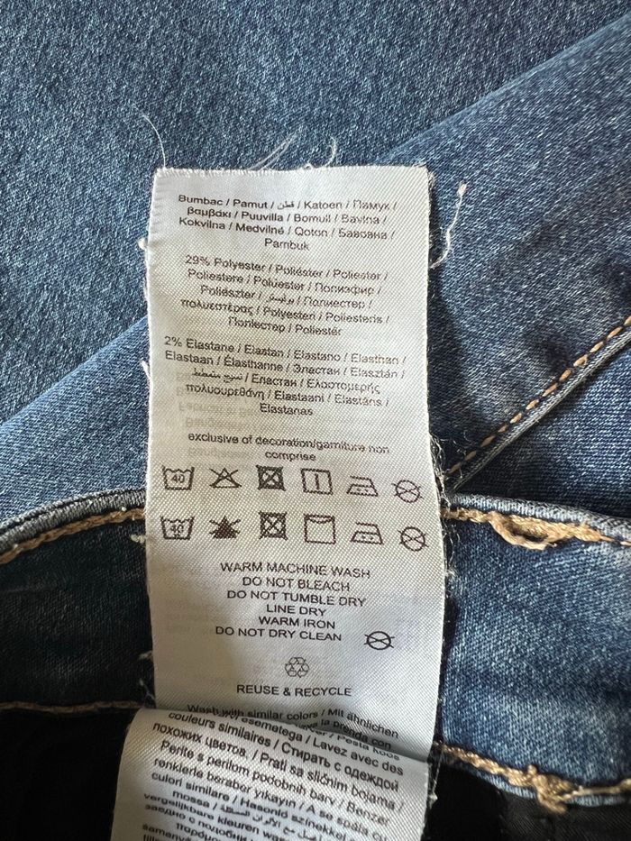 Jean skinny bleu foncé taille 48 Only Carmakoma - photo numéro 10