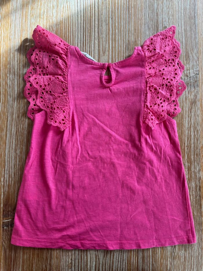 T-shirt rose H&M 110/116 - photo numéro 3