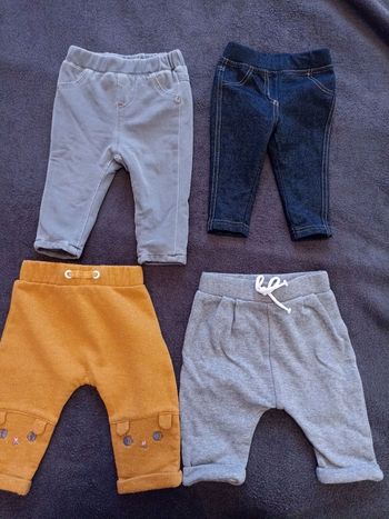 Lot pantalon fille