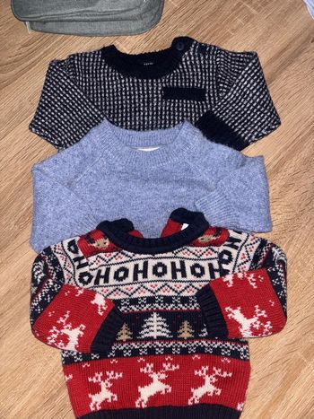 Pull en laine 3 mois