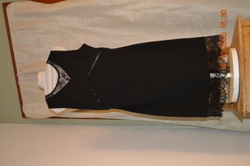 Robe noire longue, taille XL