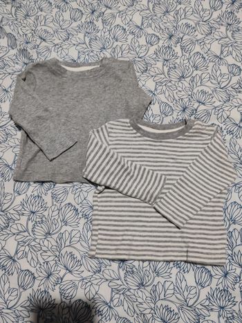 Lot teeshs manches longues 2/6 mois