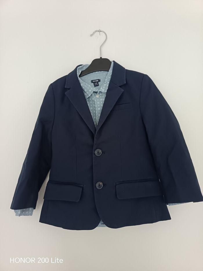 Veste de costume + chemise garçon 5 ans - photo numéro 1