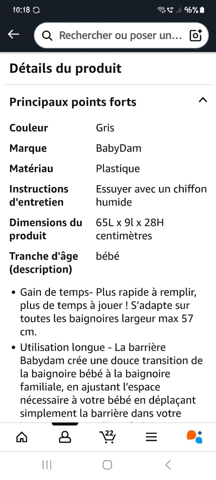 Réducteur de baignoire - photo numéro 2