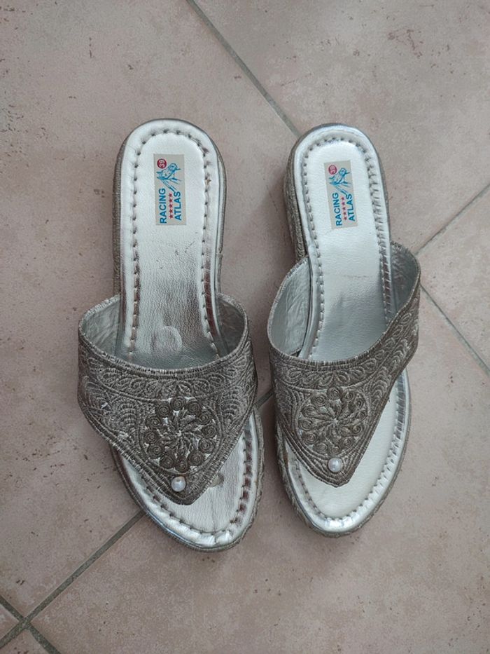Tongs orientales, style sabot - photo numéro 2