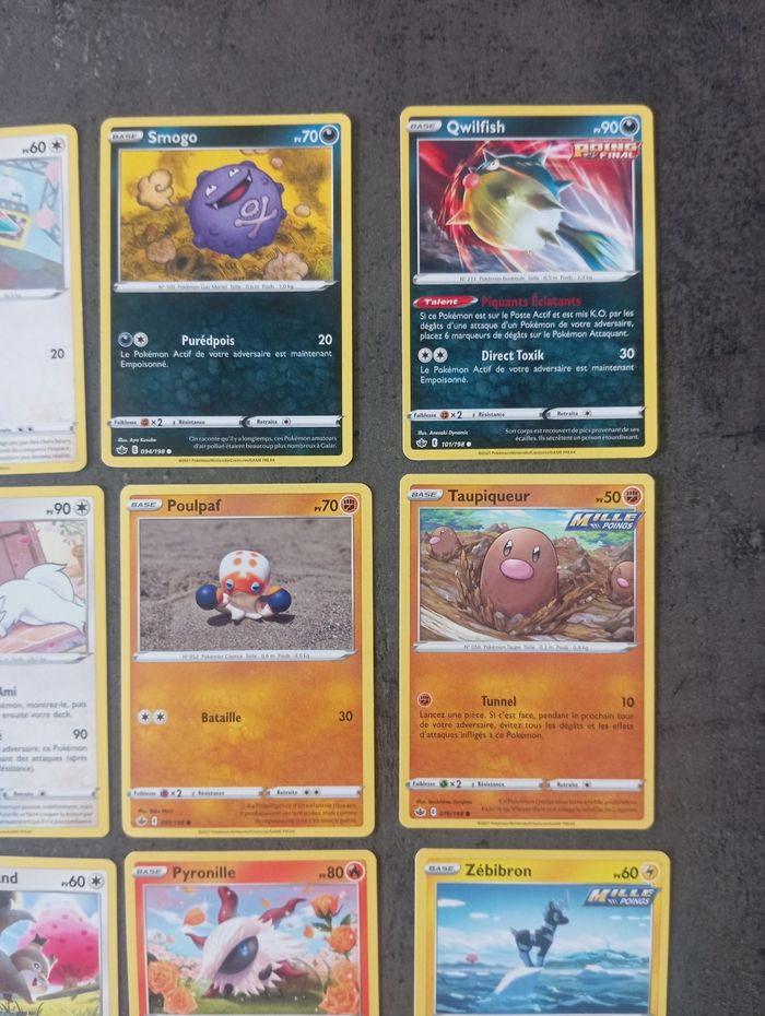 Lot 17 Cartes Pokémon Règne De Glace Sans Doubles - photo numéro 3
