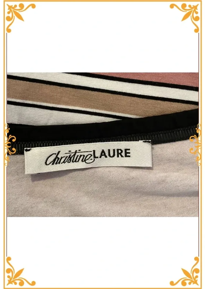 T-shirt manches 7/8éme " Christine Laure " - photo numéro 6