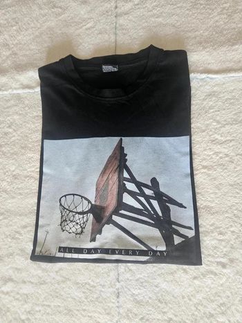 T-shirt noir homme - Mister Tee