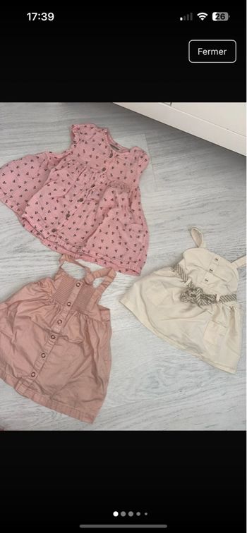Lot robes 12 mois