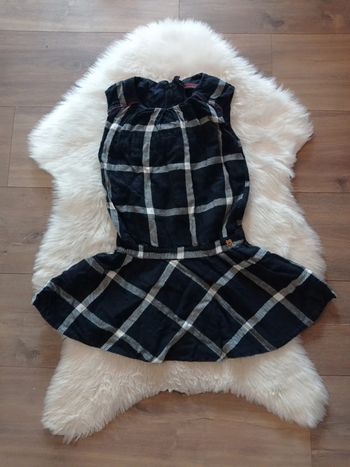 Catimini robe chic 8 ans a carreaux