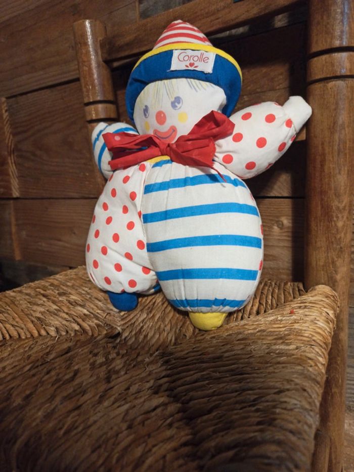 Peluche clown Corolle vintage - photo numéro 3