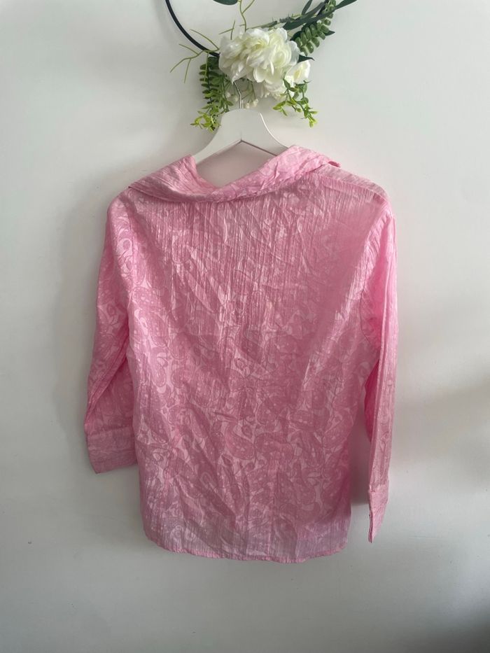 🌸blouse manches 3/4 rose taille M APT.9🌸 - photo numéro 2