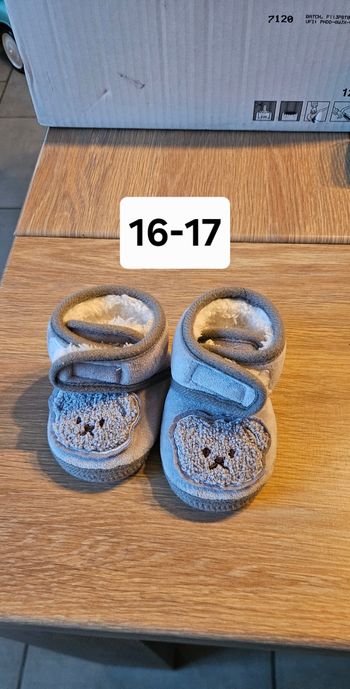 Chaussons fourrés 16-17