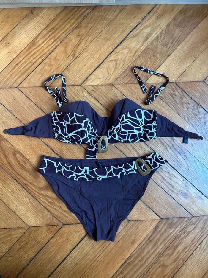 Neuf magnifique maillot de bain 2 pièces Darjeeling taille 38/90C