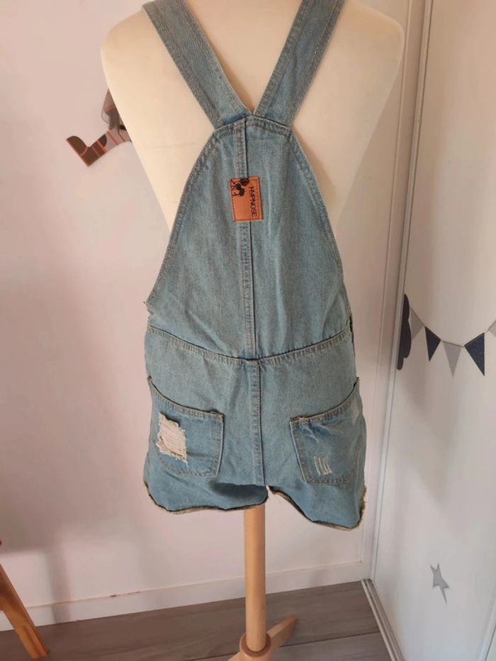 Salopette short en jean hypnose taille M très bon état - photo numéro 4