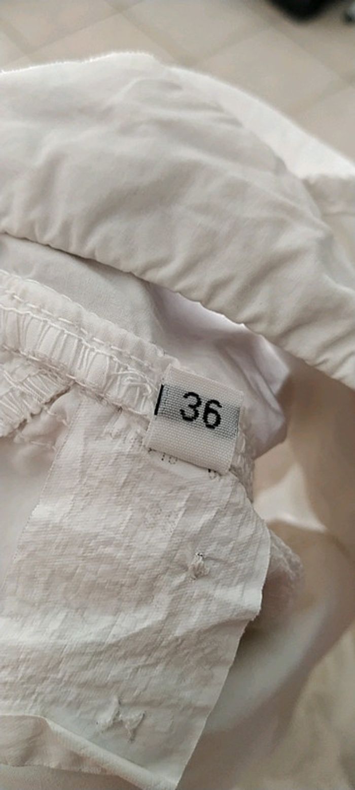 Pantalon taille 36 IKKS blanc B - photo numéro 4