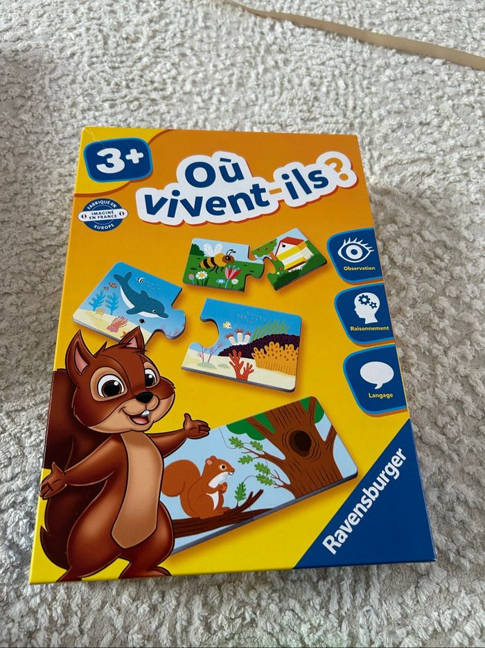 Jeu de société où vivent ils ?