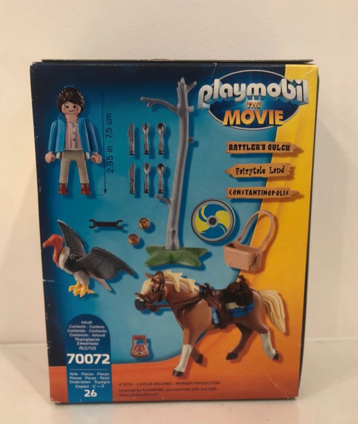 Playmobil The Movie 70072 Marla avec cheval 26 pièces. Boîte neuve, scellée. - photo numéro 2
