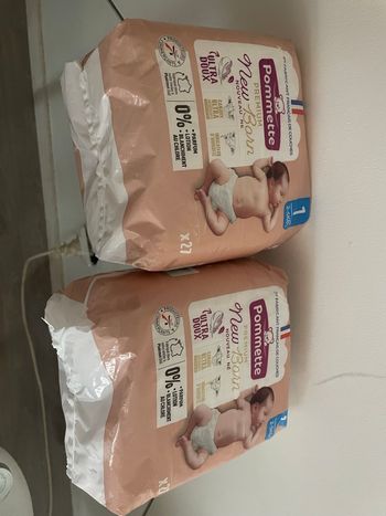 Couche pommette taille 1 