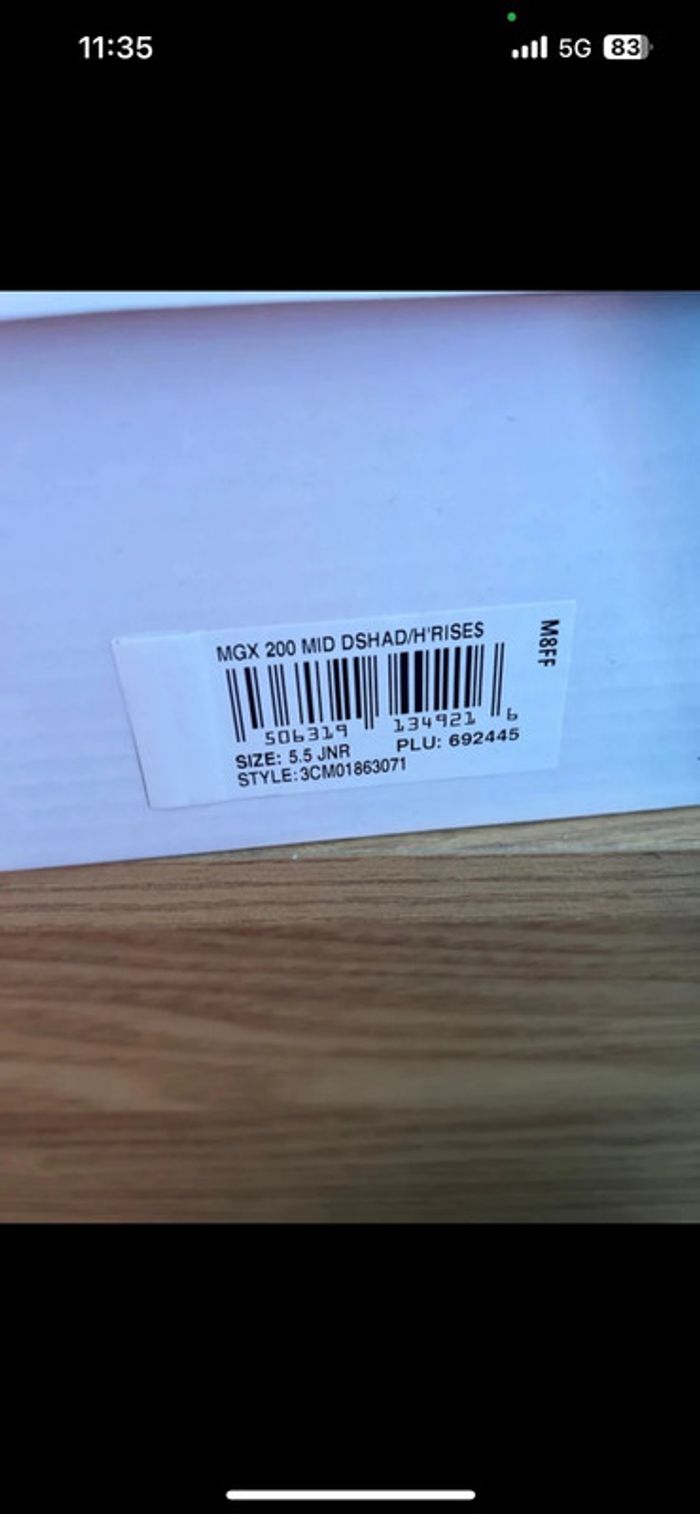 Basket Fila montantes gris anthracite MGX 200 mid 39 - photo numéro 5