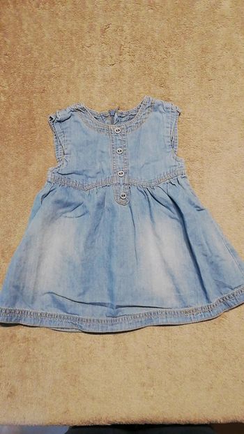 Robe jean légère 6 mois fille kitchoun