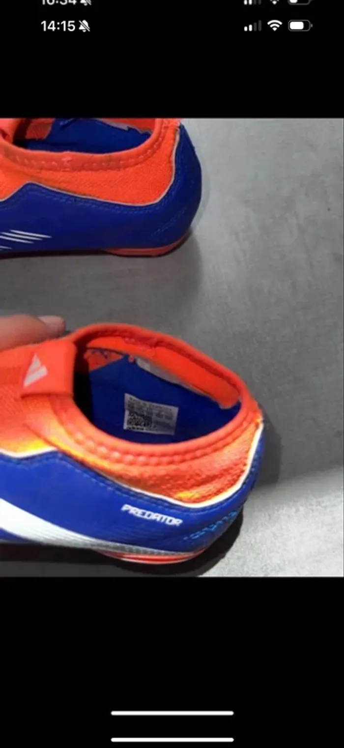 Chaussure de foot enfant t30 tres bonne etat - photo numéro 3