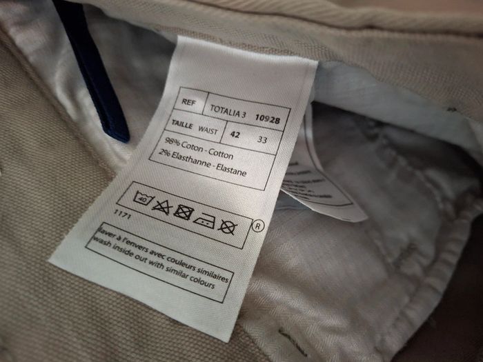 Jean droit Celio beige 42 - photo numéro 3