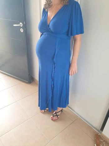 Robe longue grossesse