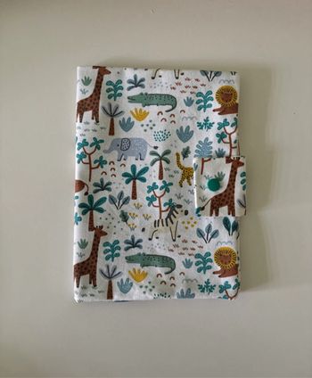 Protège carnet de santé thème Savane