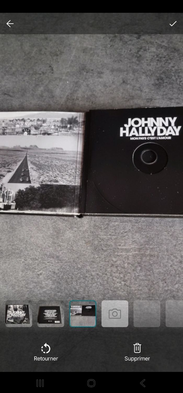 CD Johnny mon pays c'est l'amour - photo numéro 3