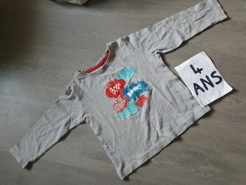 Maillot t-shirt 3/4ans garçon