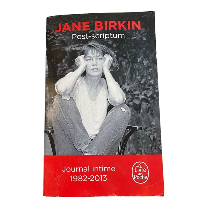 Livre Post-Scriptum Journal 1982-2013 de Jane Birkin
