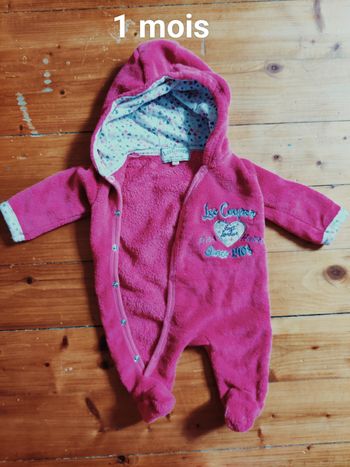 1 pyjama chaud 1m fille