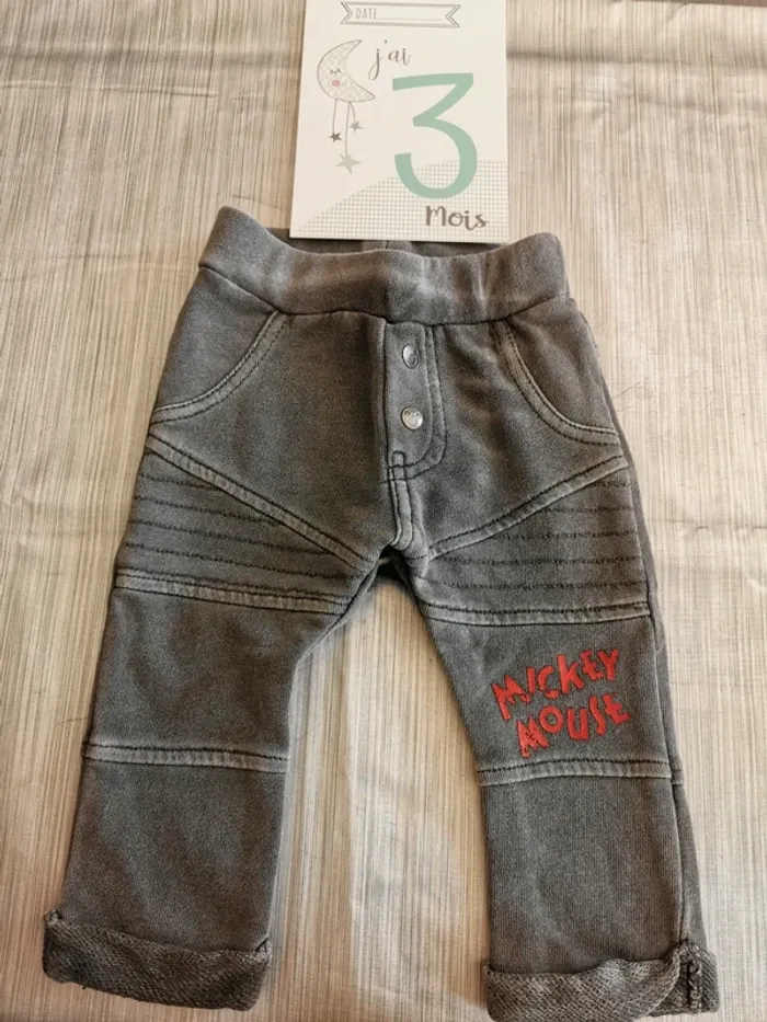 Pantalon slim mickey 3mois