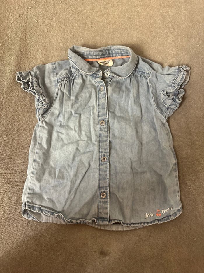 Chemise manches courtes 6 mois