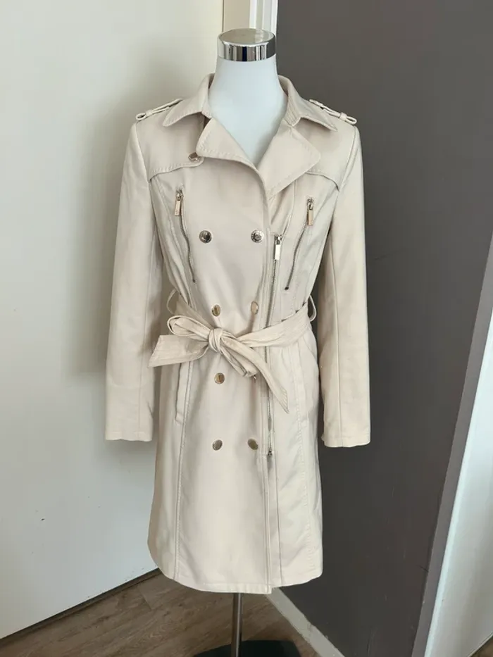 Morgan Trench-coat crème beige écru femme, taille 40 - photo numéro 9