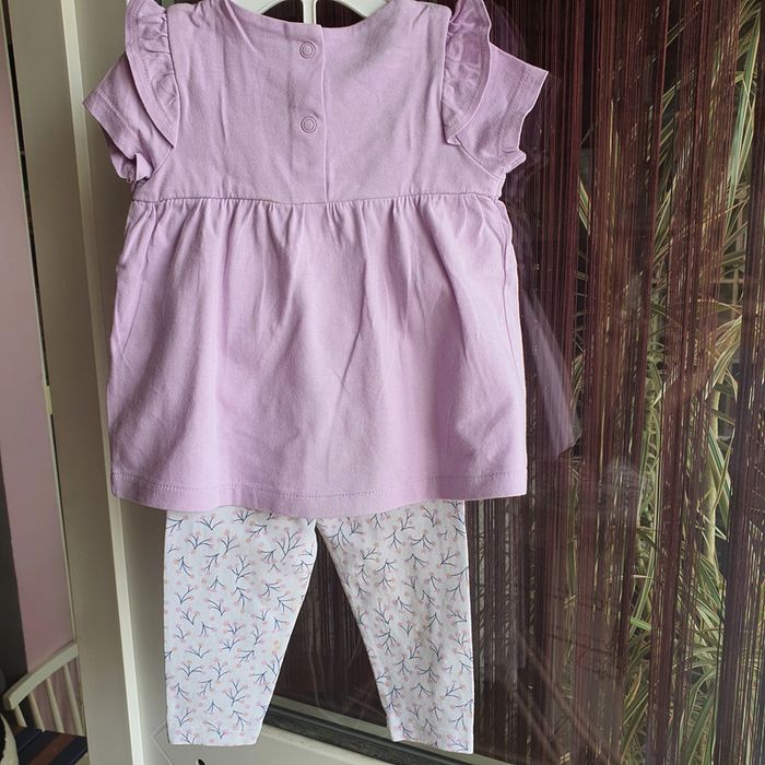 Ensemble tee shirt + legging 6 mois C&A - photo numéro 4