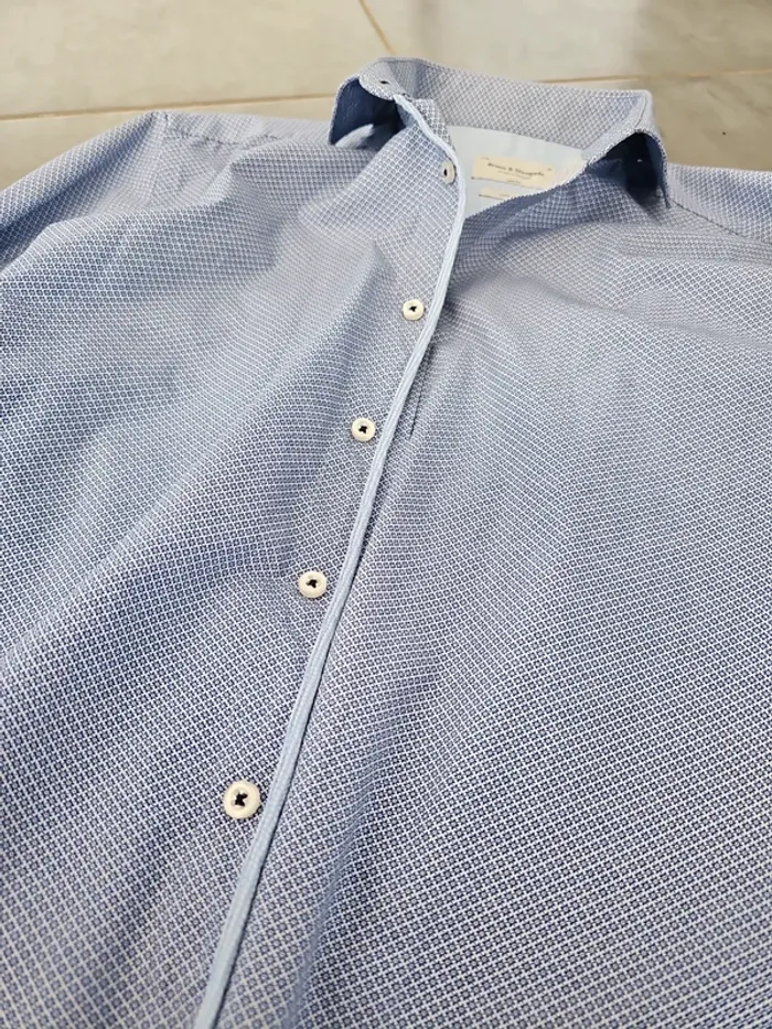 Chemise Bruun & Stengade taille 40 slim fit - photo numéro 3