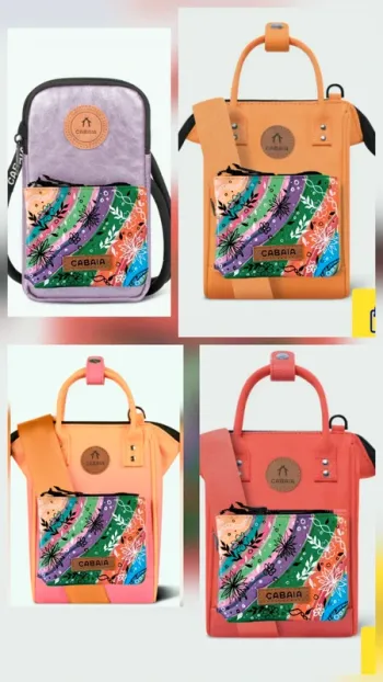 Pochette  cabaïa nano peinte