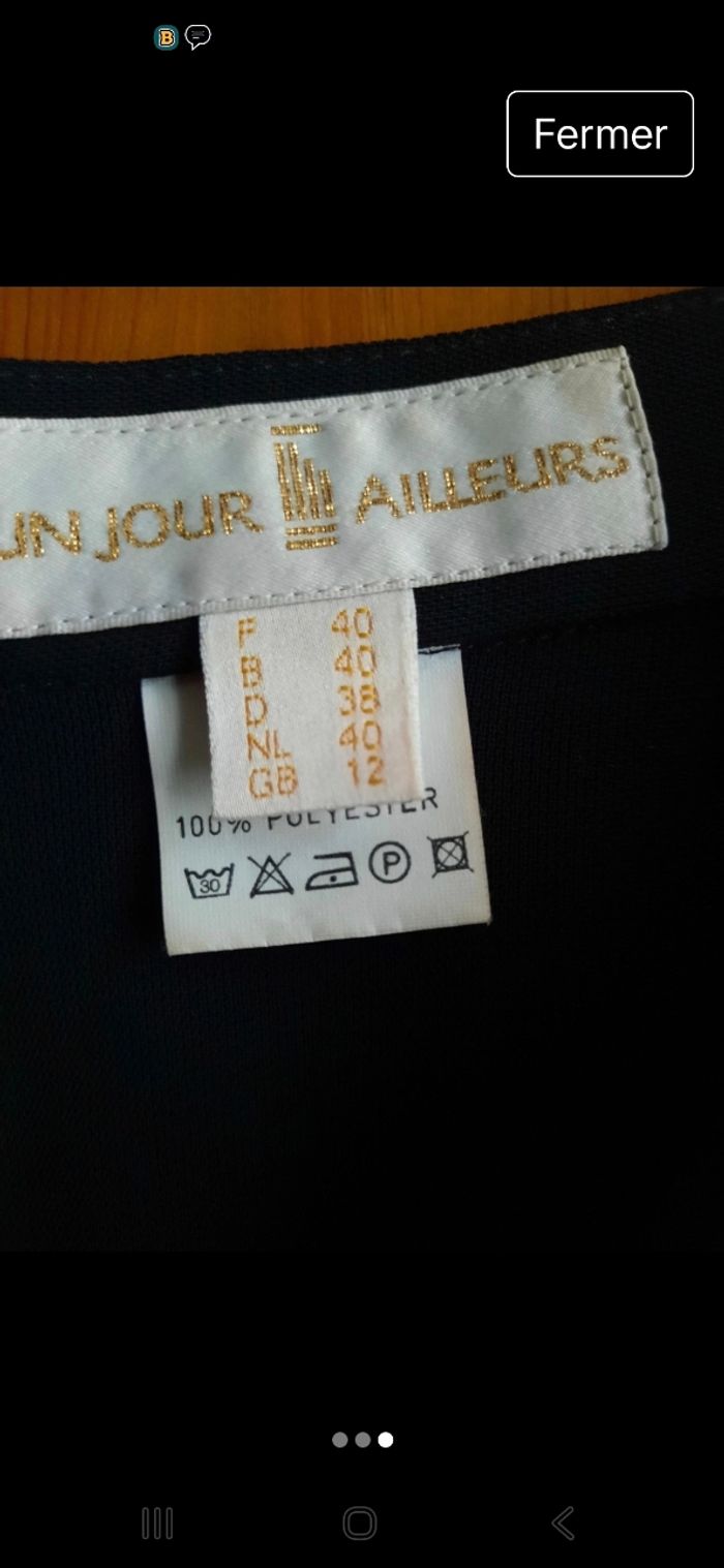 Pantalon fluide noir - photo numéro 3