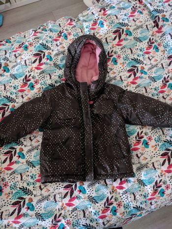Manteau hiver fille 18 mois
