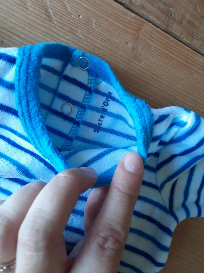 Pyjama bleu Sucre d'orge - photo numéro 2