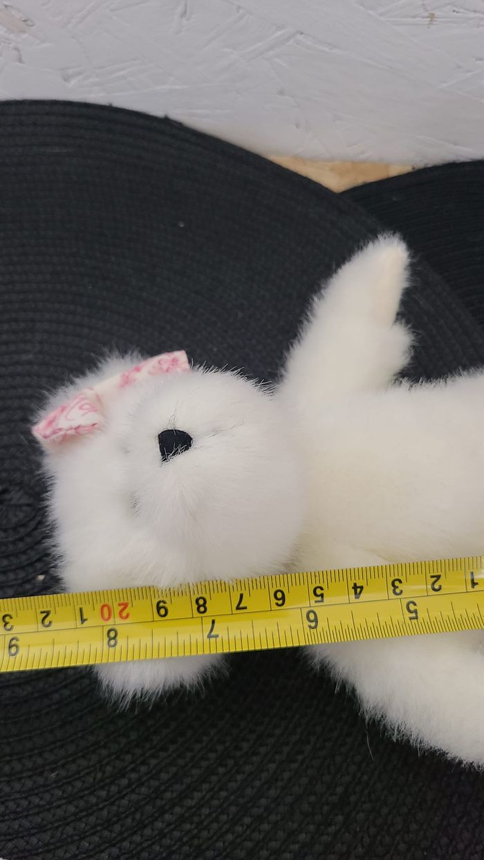 Peluche Doudou The Boyds Collection Ours Bears Blanc / Rose Articulée Limited - photo numéro 4