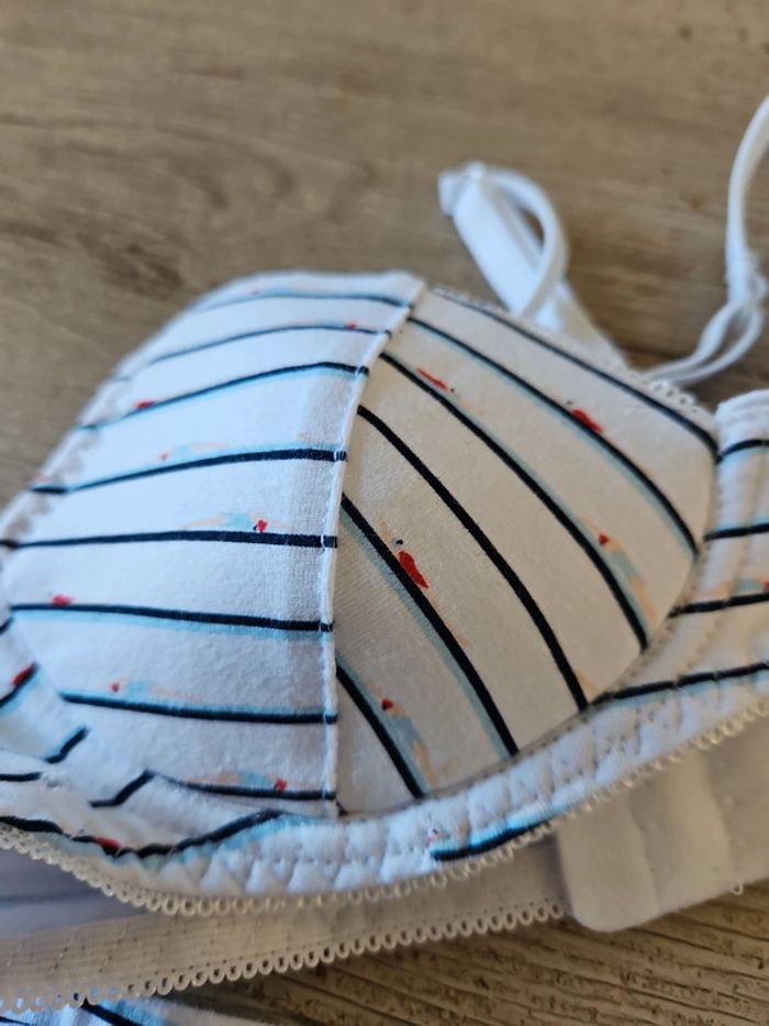 Ensemble sous vêtement, culotte et soutien gorge, neuf, 70 A - photo numéro 8