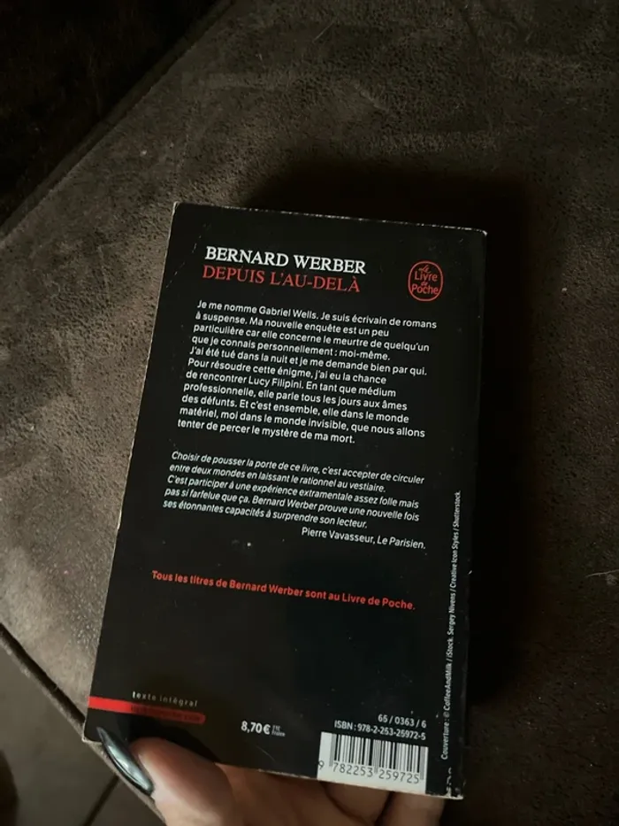 Depuis l’ai delà Bernard Werber - photo numéro 3